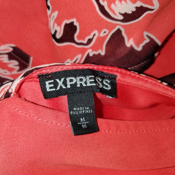 Express Floral Sleeveless Top - Picture 4 of 4